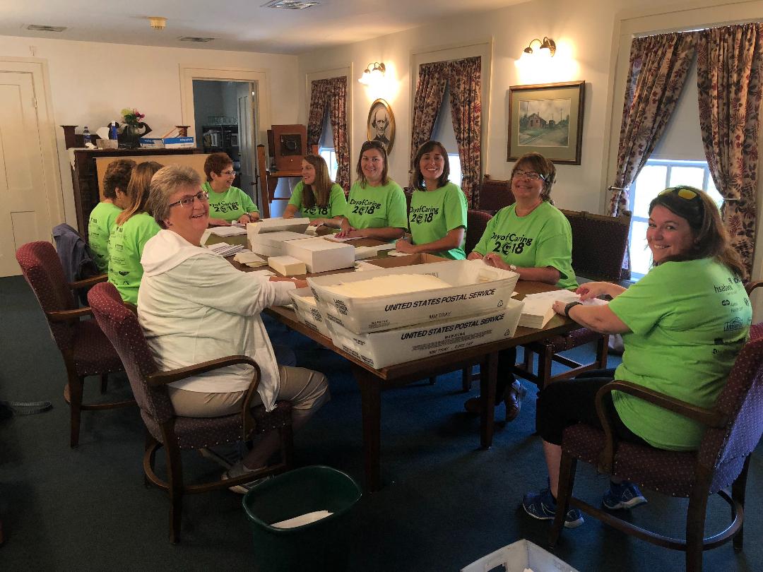 Volunteers on Day of Caring, Kohler Generator employees