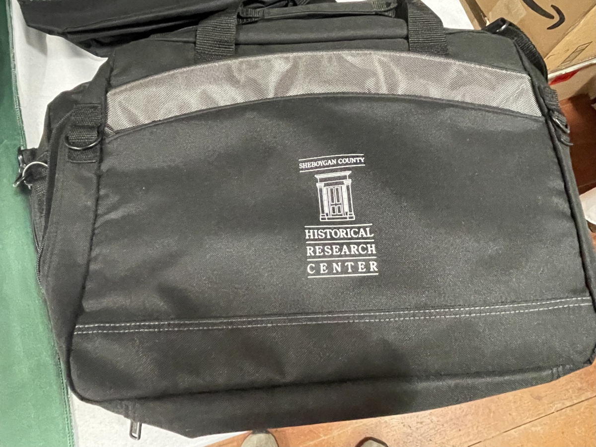 Laptop bag Sheboygan County Historical Research Center