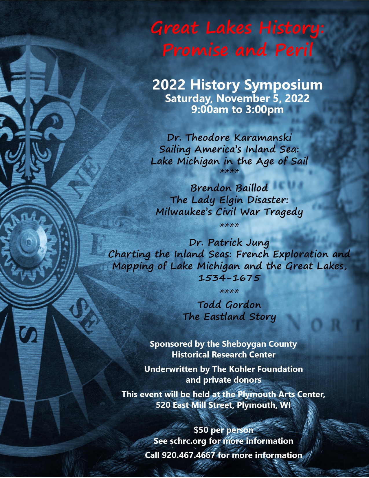 Symposium poster and ticket
