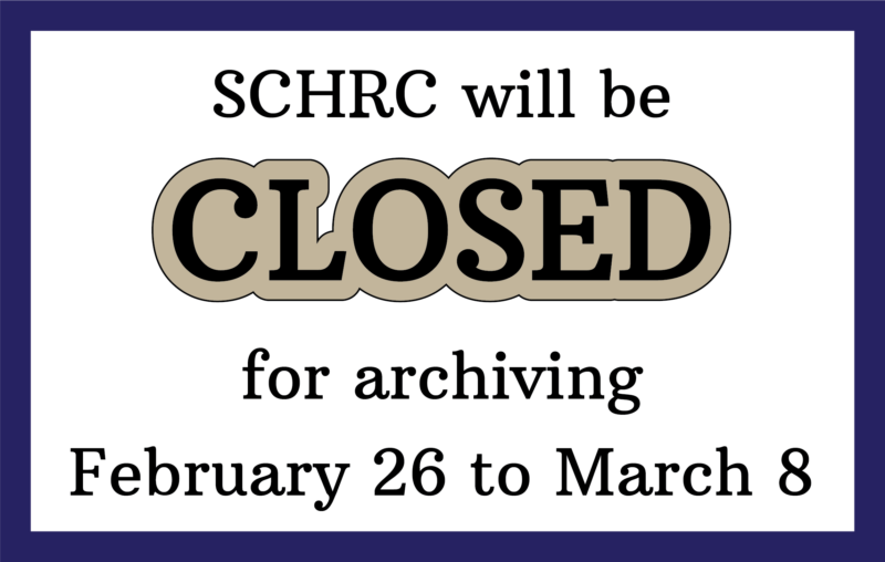 closed february 26 to march 8 for archiving